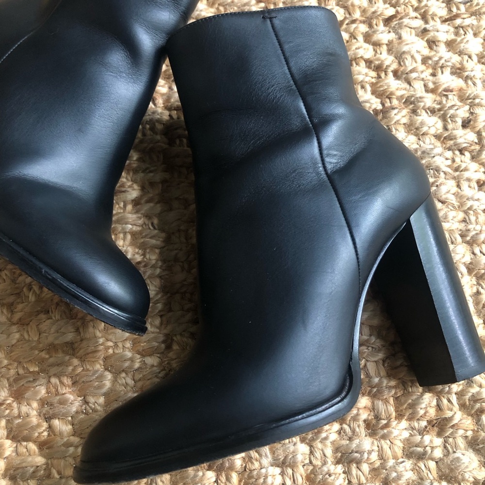 Vince x Revolve Overton Leather Bootie. Size 7 or 37.5